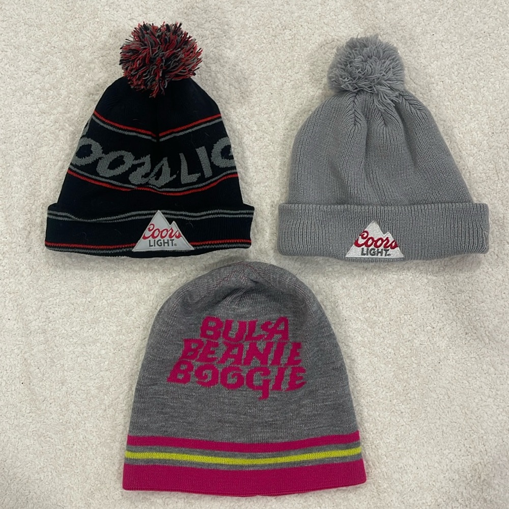 Coors Light + “Bula Life” Hats/Toques Bundle